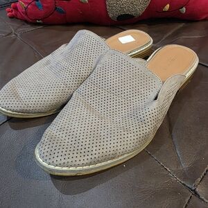 American Eagle Outfitters Gray Perforated Loafers